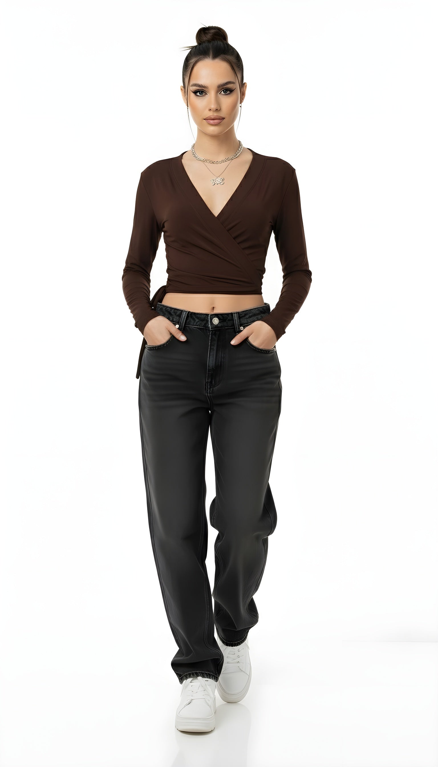 Crossover Ballet Long Sleeve Top