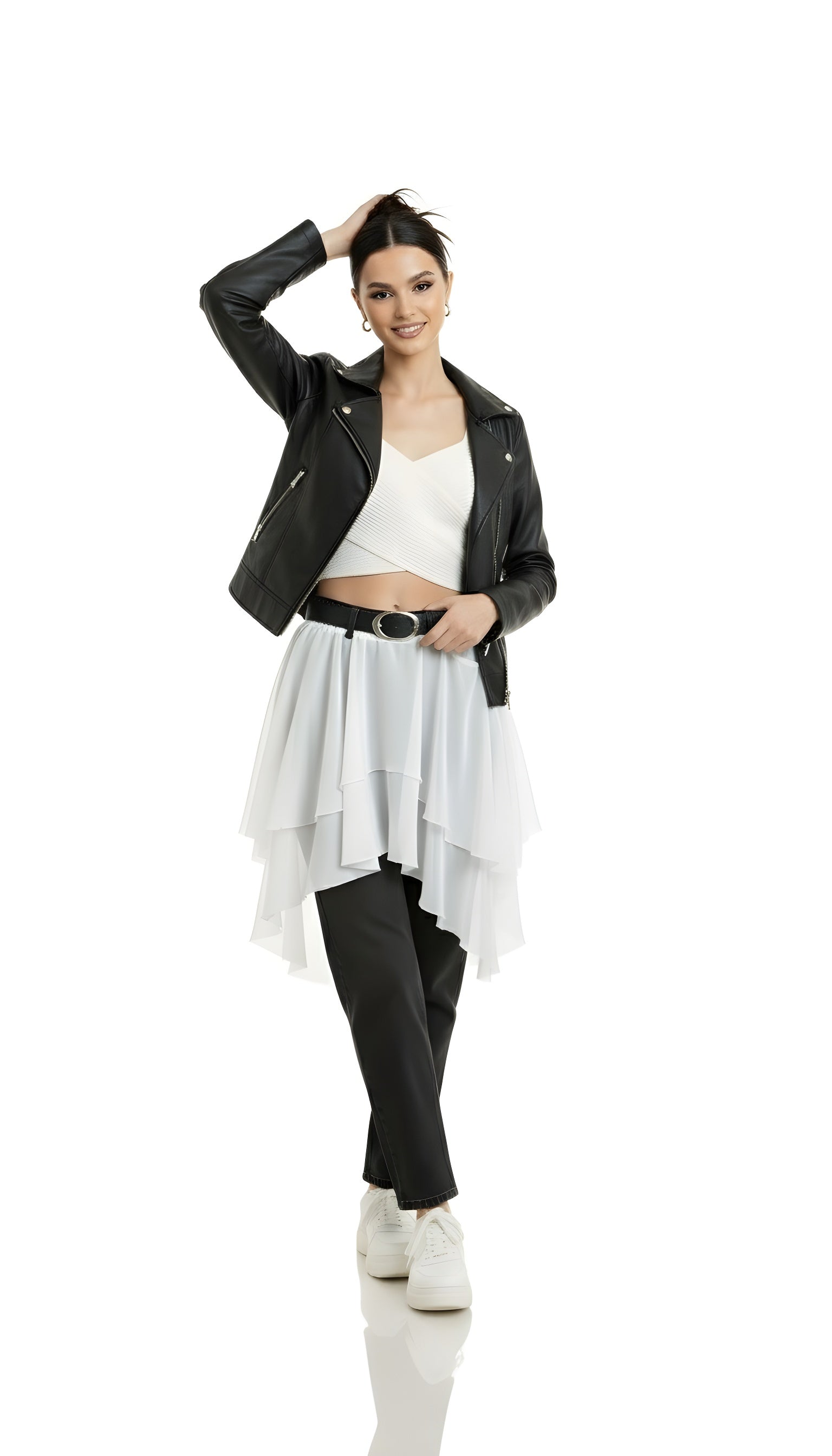 Autumn Slim Knit Crop Top