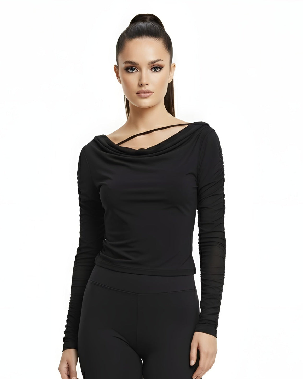 Romantic Off-Shoulder Balletcore Top