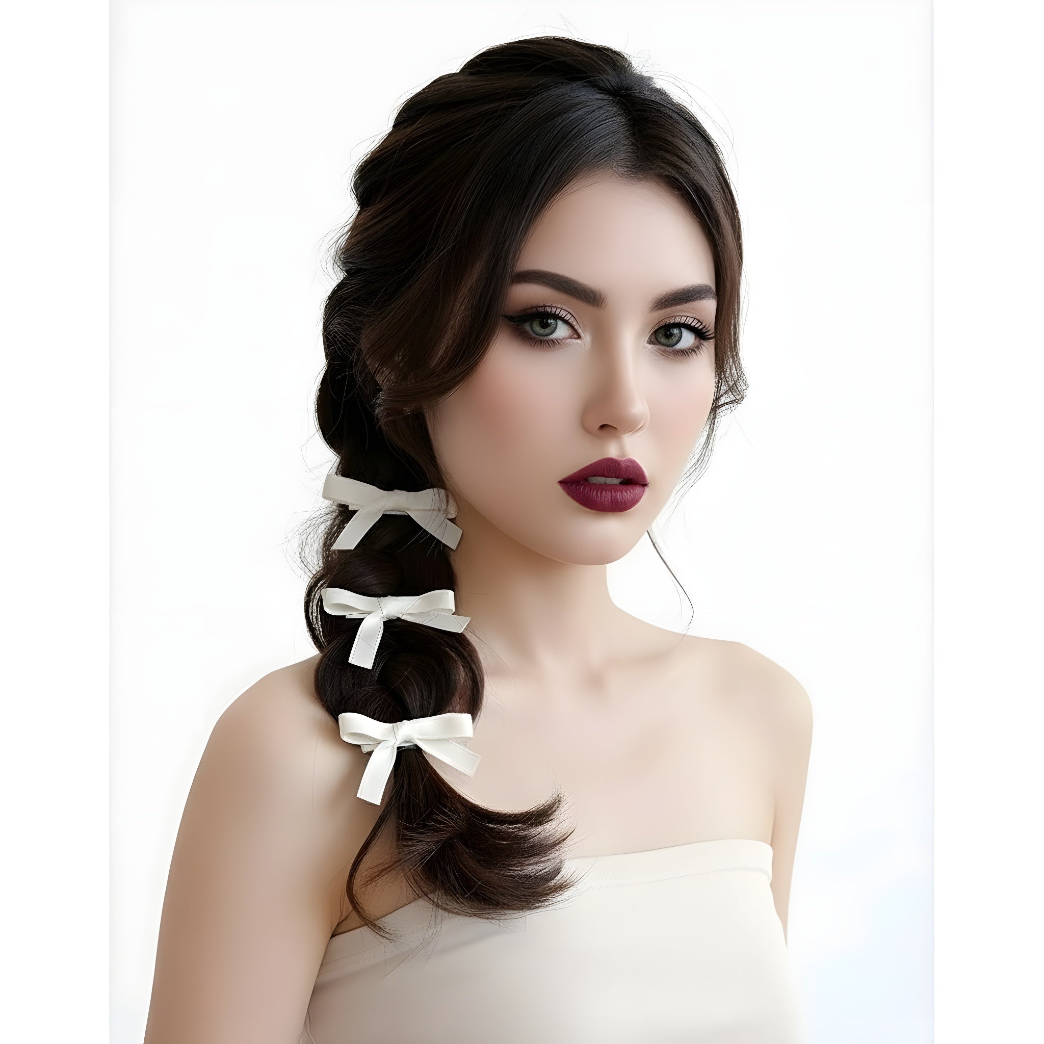 Romantic Ribbon Hairpin (3pcs)