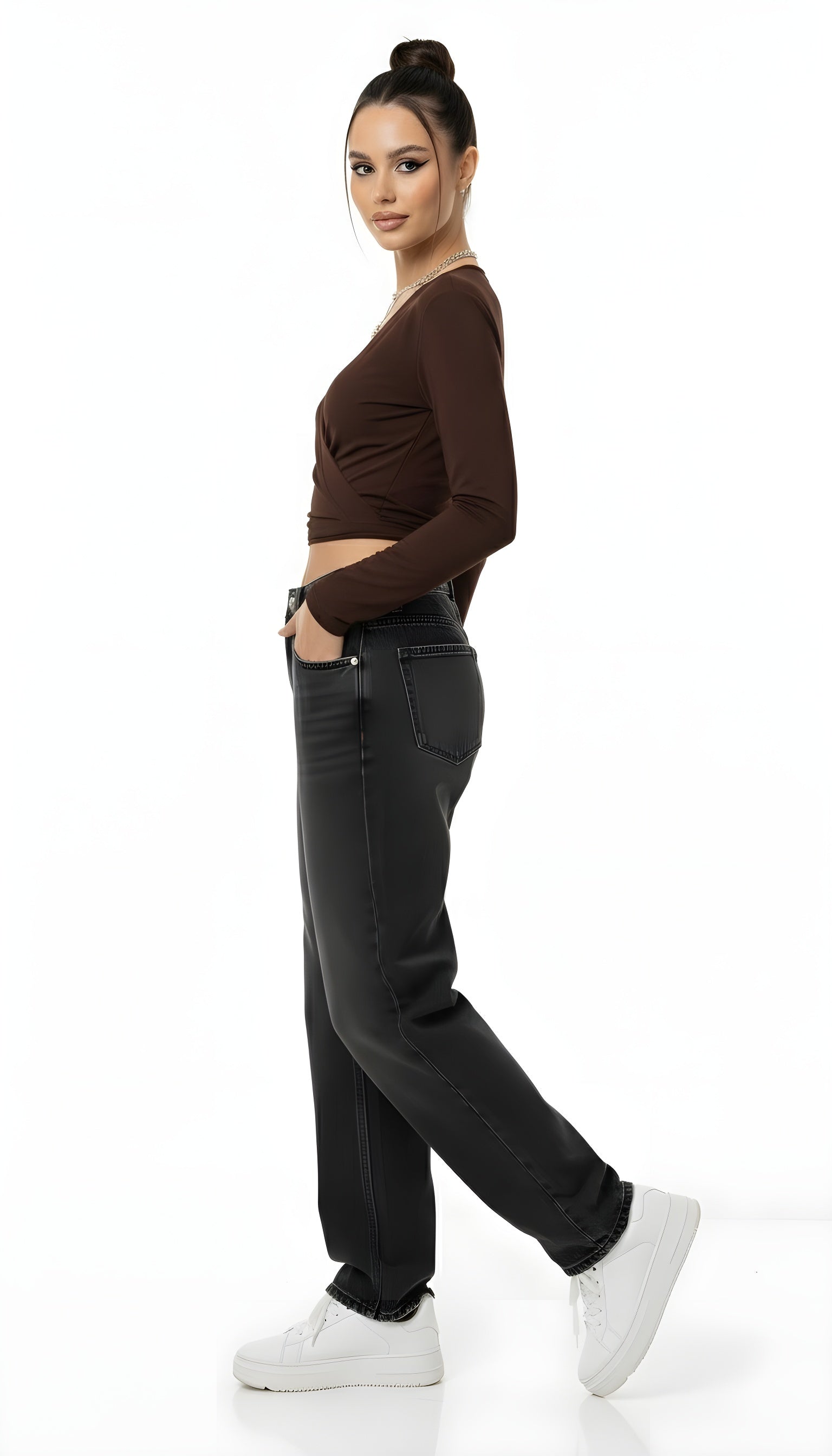 Crossover Ballet Long Sleeve Top