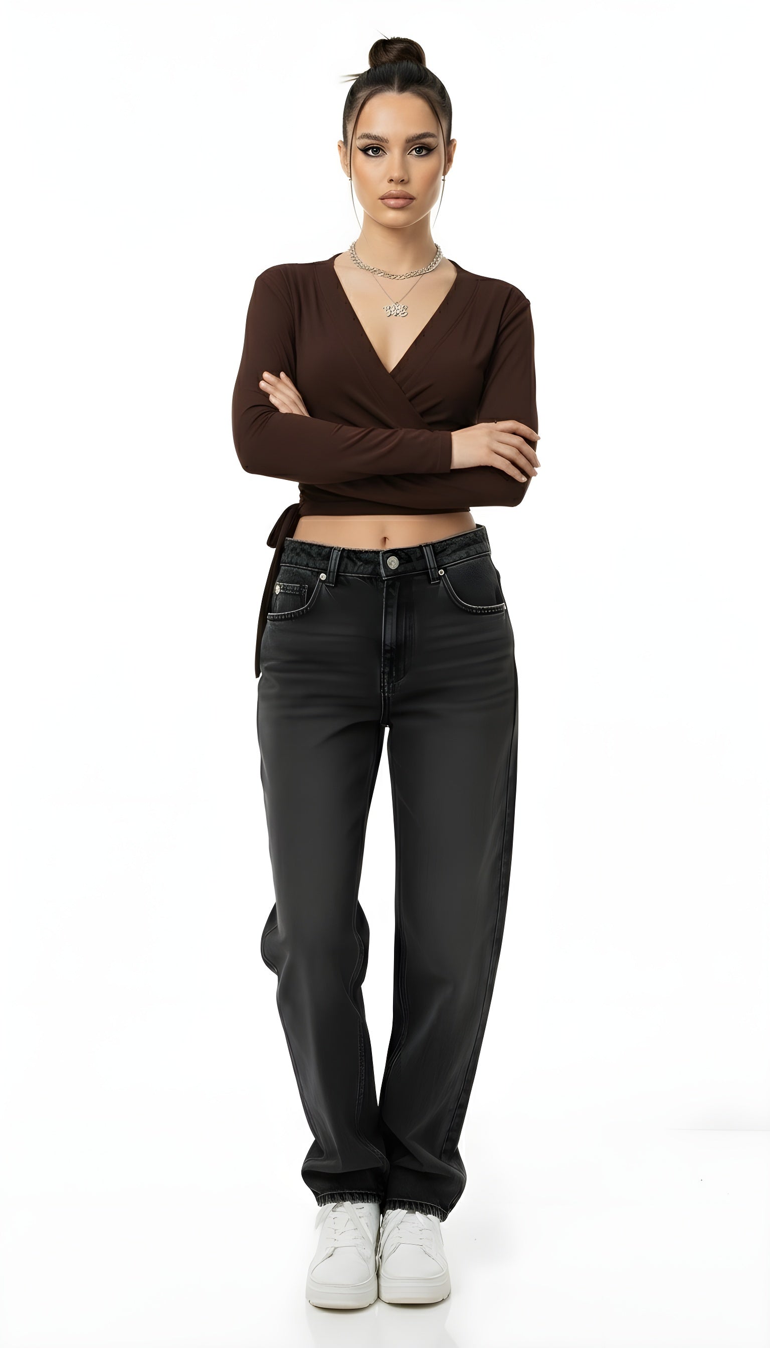 Crossover Ballet Long Sleeve Top