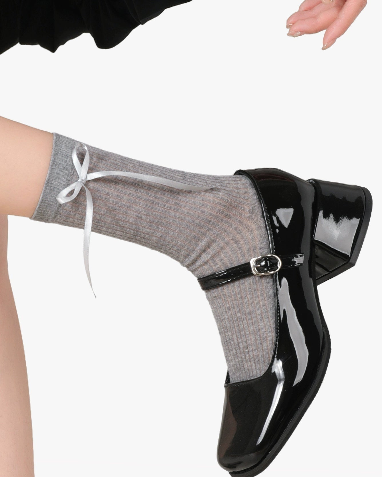 Balletcore Bow Cotton Socks