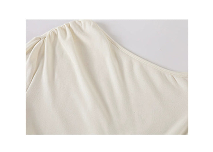 One-Shoulder Slim Knit Dress