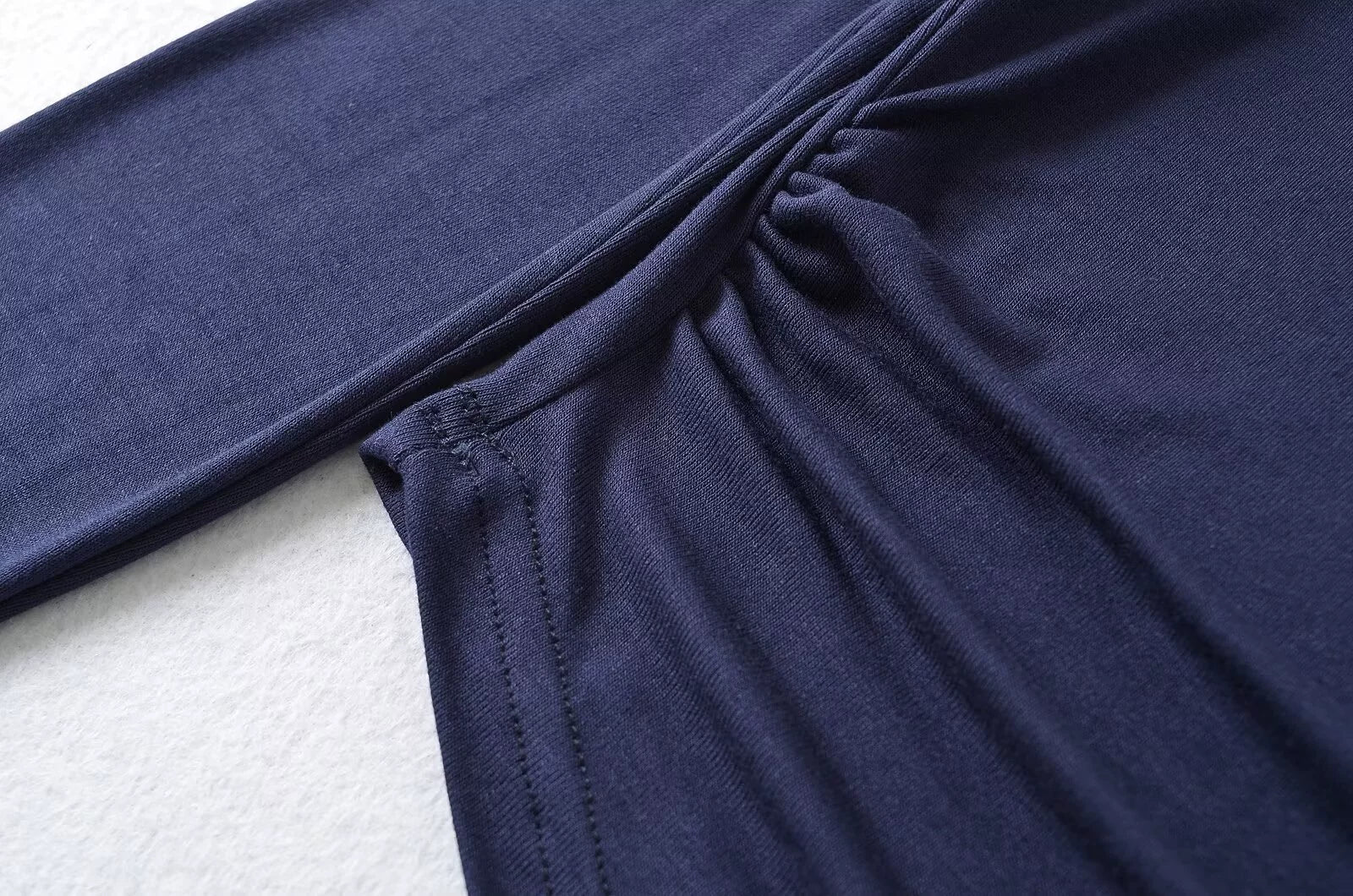One-Shoulder Asymmetrical Long Sleeve Top