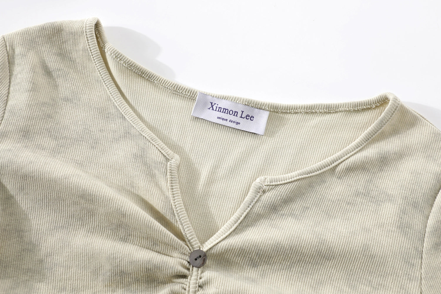Sweet & Spicy Ruched Knit Slim Long Sleeve