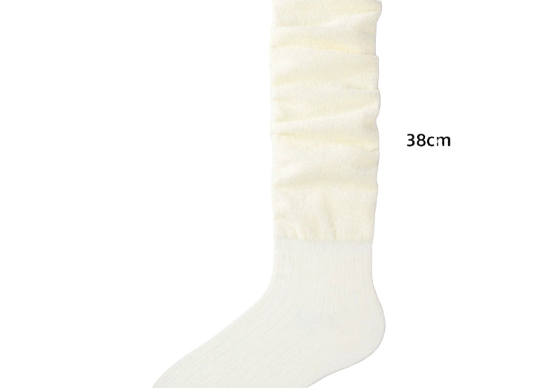 Retro Balletcore Pile Socks
