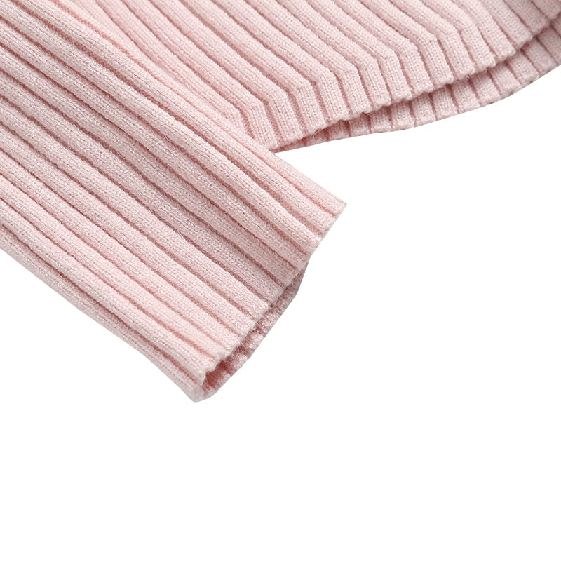 Pure Desire Knit Off-Shoulder Slim Sweater