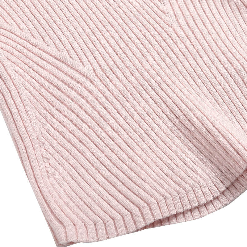 Pure Desire Knit Off-Shoulder Slim Sweater