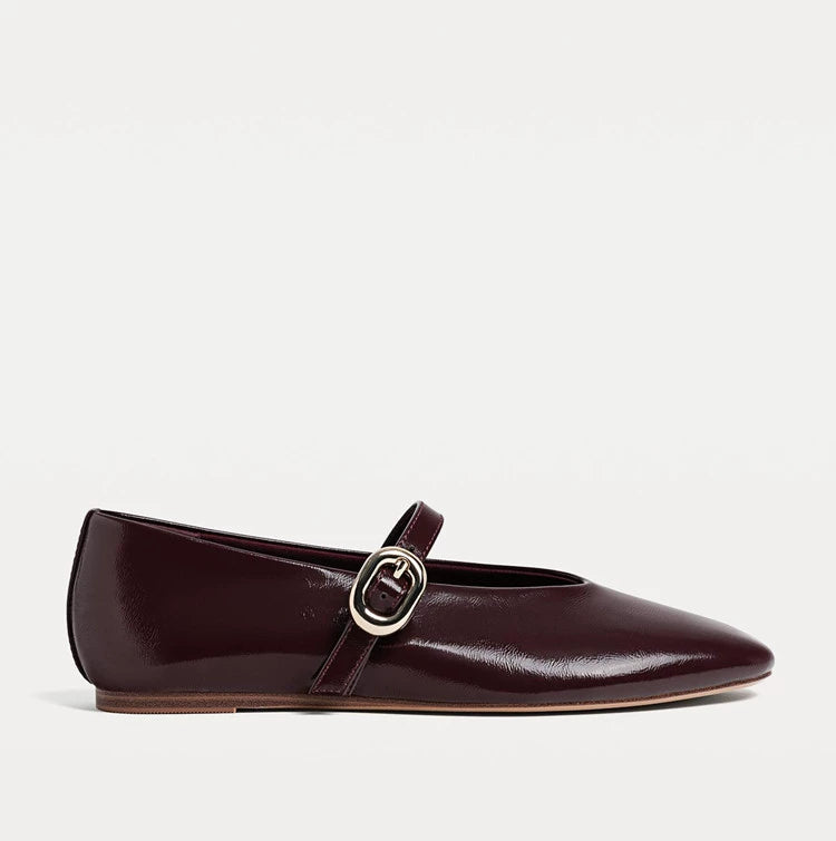 Vintage Burgundy Flats