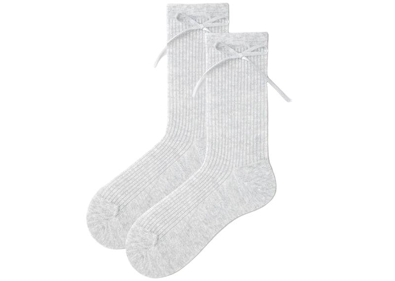 Balletcore Bow Cotton Socks