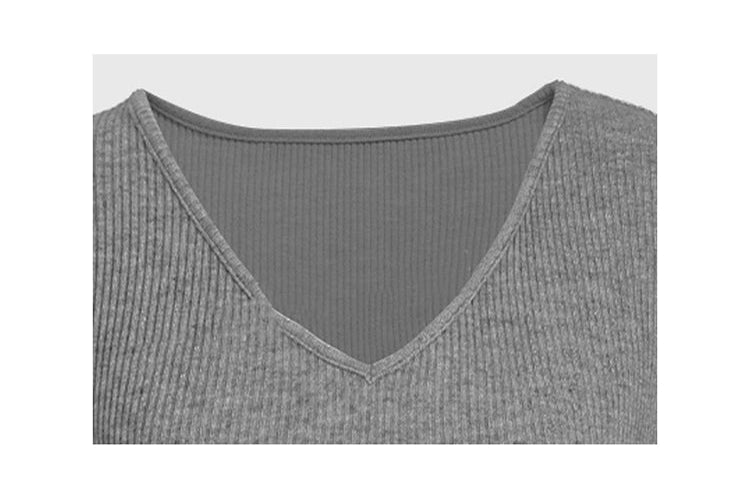 Slim Fit Ribbed Knit Dress