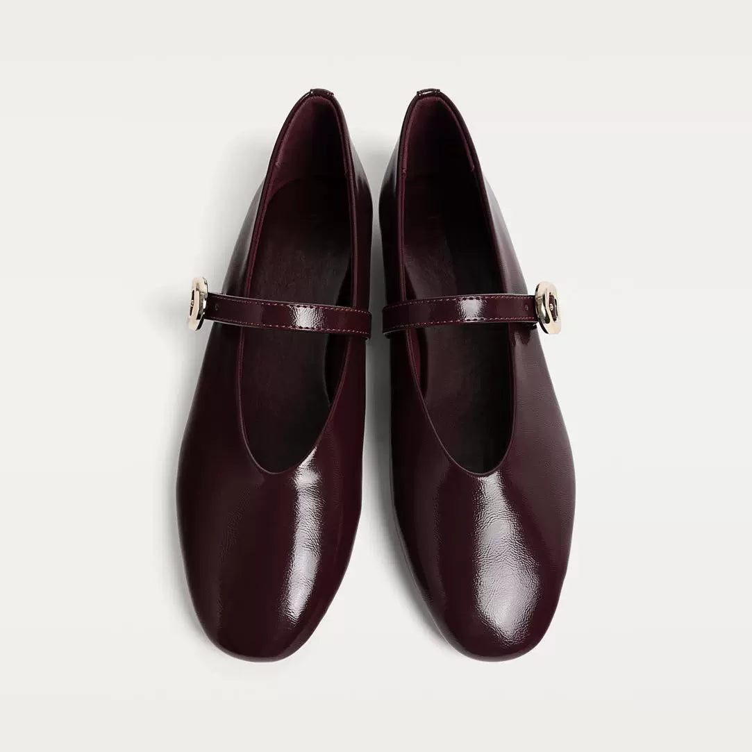 Vintage Burgundy Flats