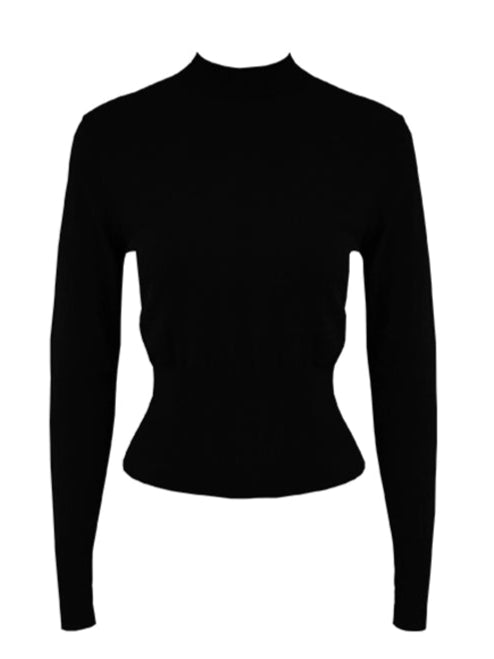 Slim Fit Semi-Turtleneck Sweater