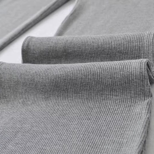 Sicily Ribbed Low Waist Flare Pants