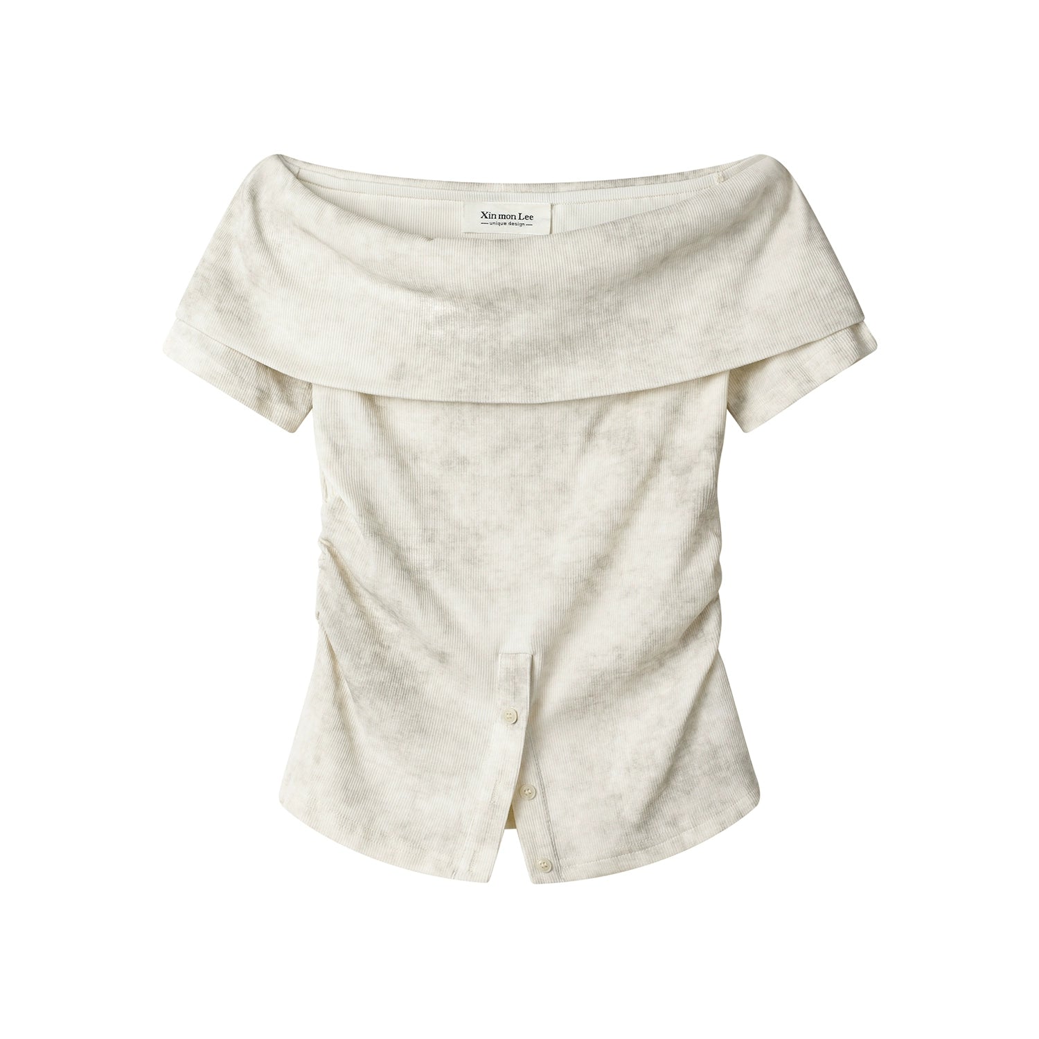 Balletcore Off-Shoulder Knit Top