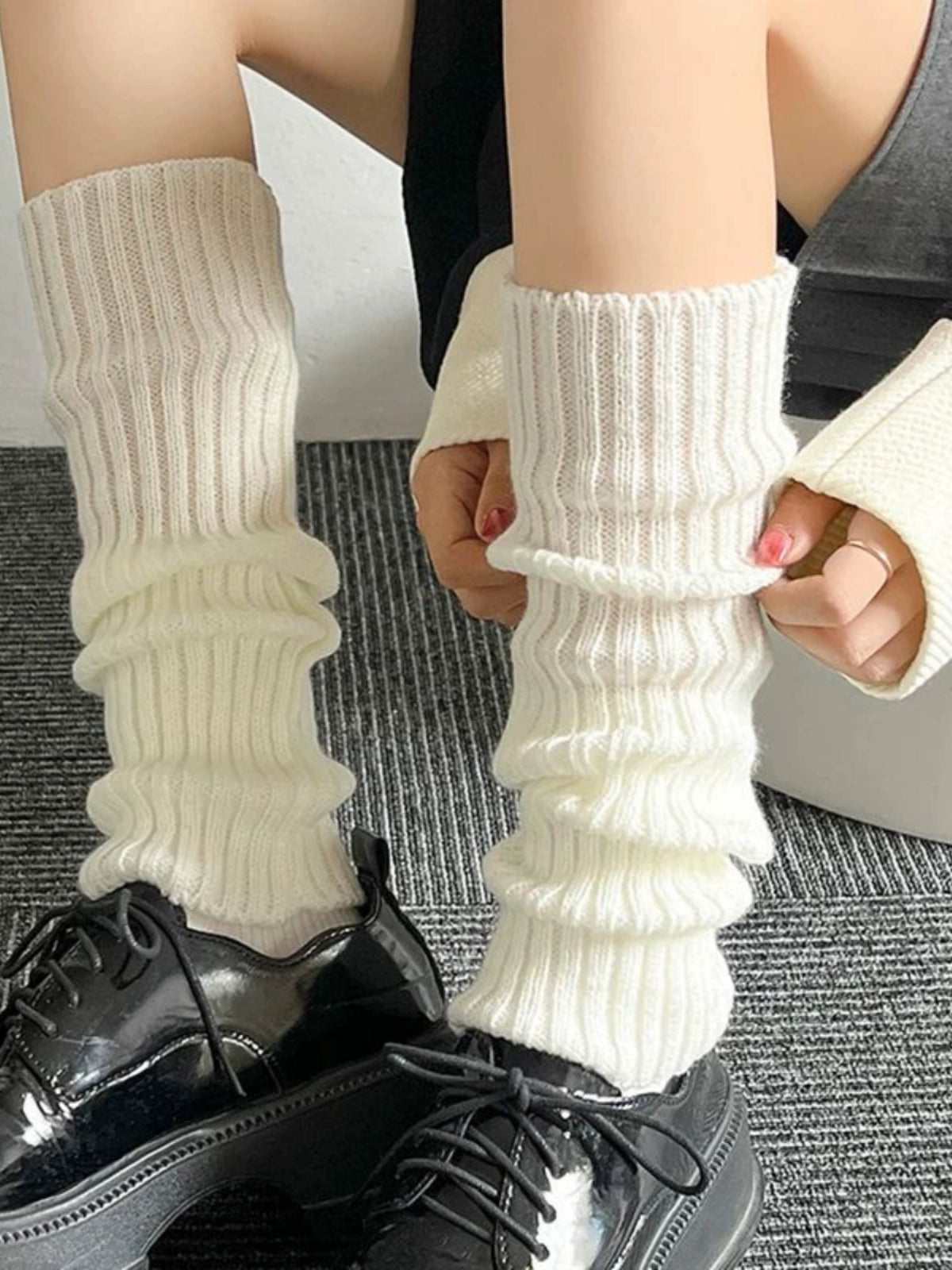 Balletcore Knit Leg Warmers