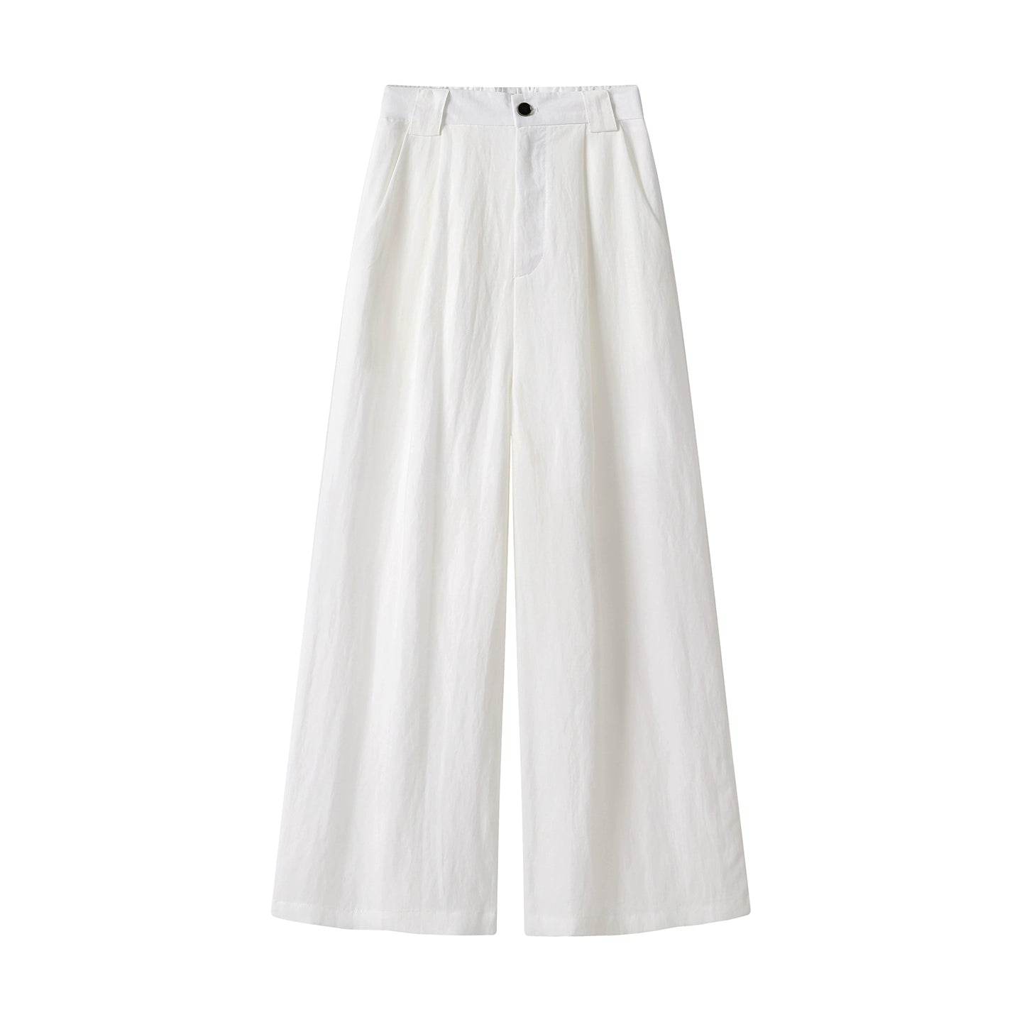 High Waist Wide fit Cropped Pants