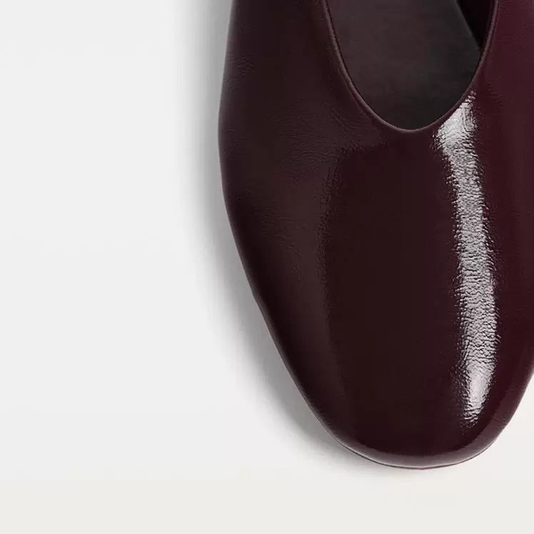 Vintage Burgundy Flats