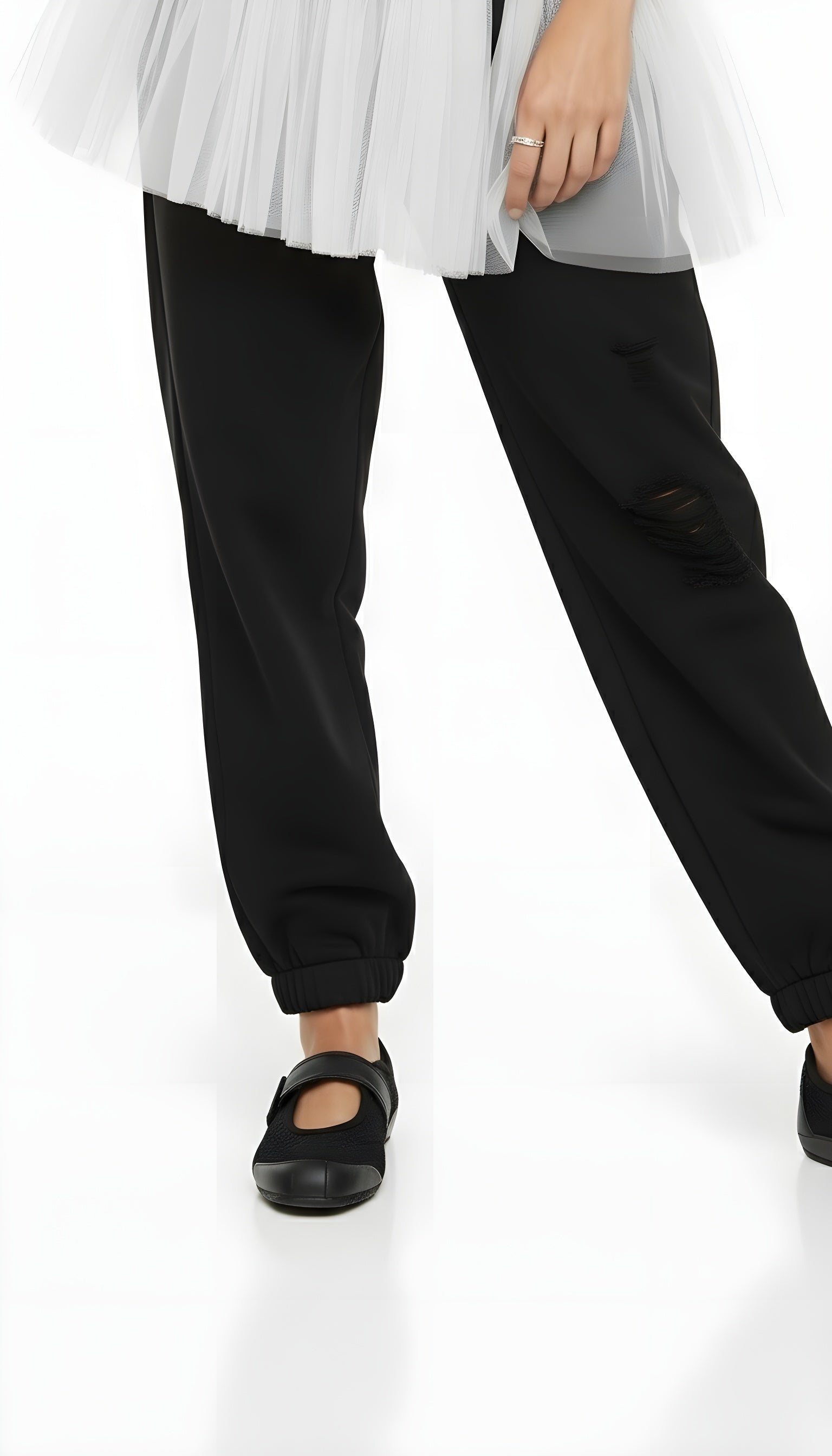 Versatile Ballet Sneakers Mary Jane Flats