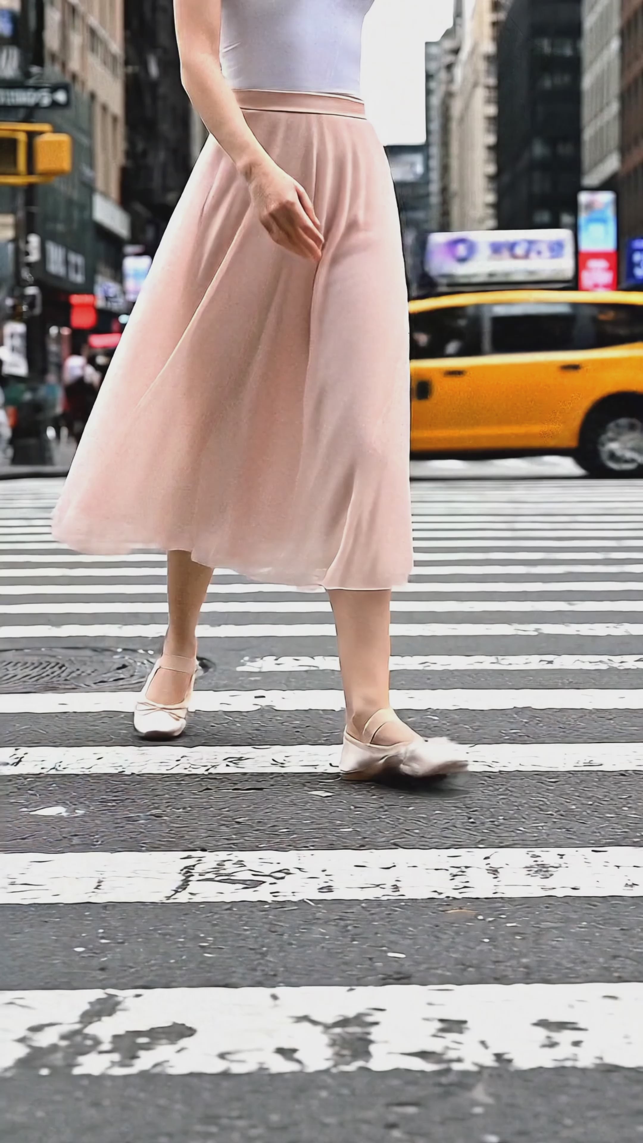 Satin-silk Bow Ballet Flats